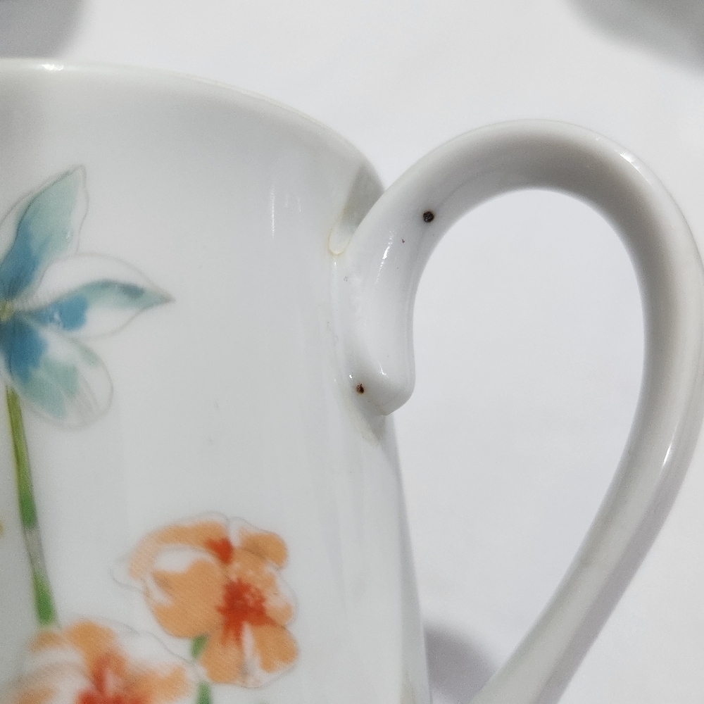 Tivoli Tuscany Mugs Fine China Made in Japan Wildflowers Floral Coffee Tea or Me - Picture 12 of 17